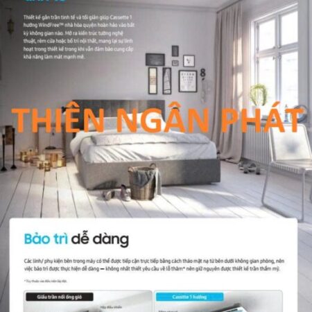 Máy lạnh âm trần Samsung inverter AC026FE1DKF/EA 1 hướng công nghệ WindFree™