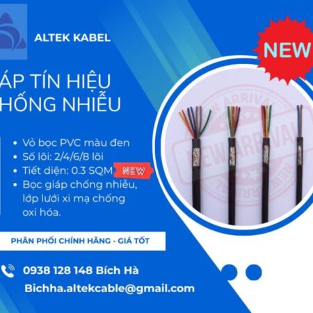 SẢN PHẨM MỚI!!! CÁP TÍN HIỆU CHỐNG NHIỄU ALTEK KABEL
