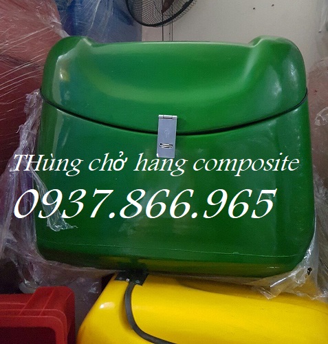 Thùng giao đồ ăn vặt, thung ship, thùng composite, giá thùng chở hàng bao nhiêu