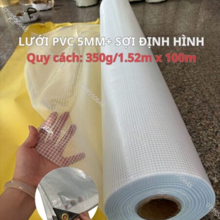 Màng lưới 5mm sợi định hình – bền chắc, đa dụng, dễ thi công