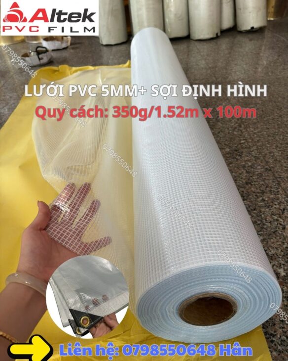Màng lưới 5mm sợi định hình – bền chắc, đa dụng, dễ thi công