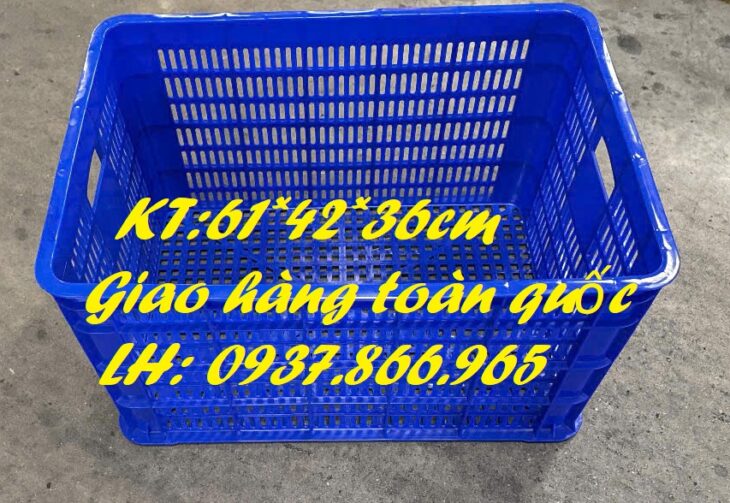 Sọt nhựa nguyên sinh cao 36, sọt cao 36, sọt nhựa dùng trong kho lạnh