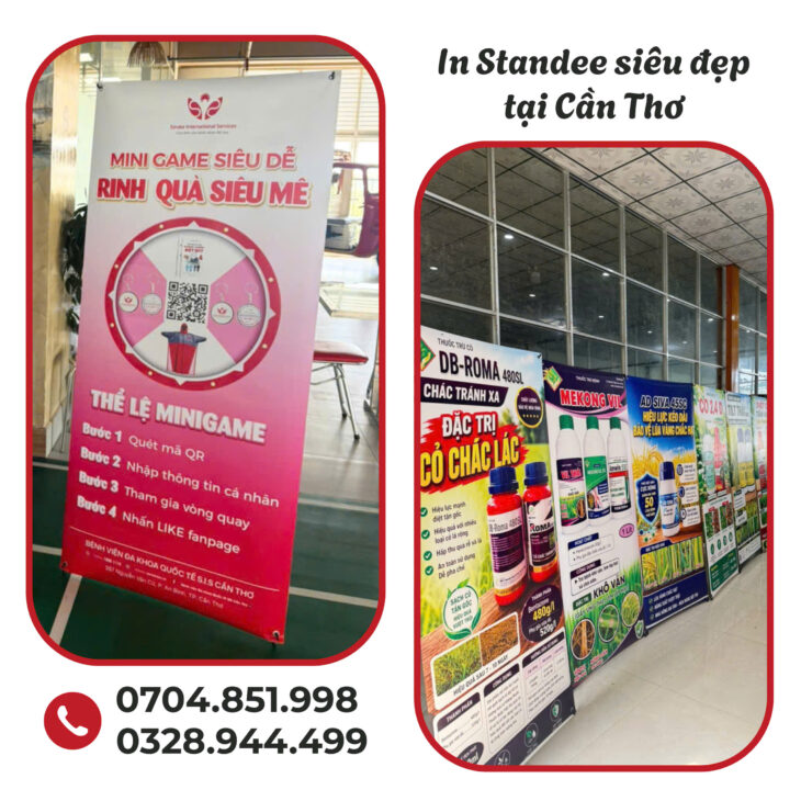 thiết kế in ấn standee tại cần thơ