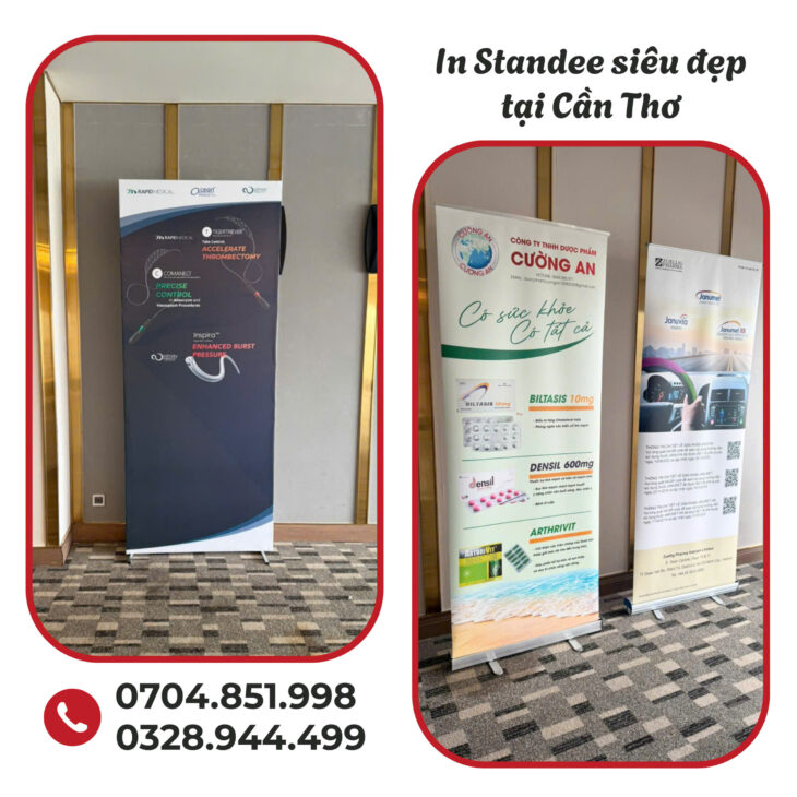 thiết kế in ấn standee tại cần thơ