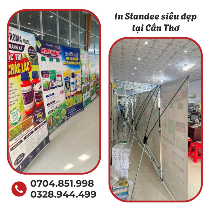 thiết kế in ấn standee tại cần thơ