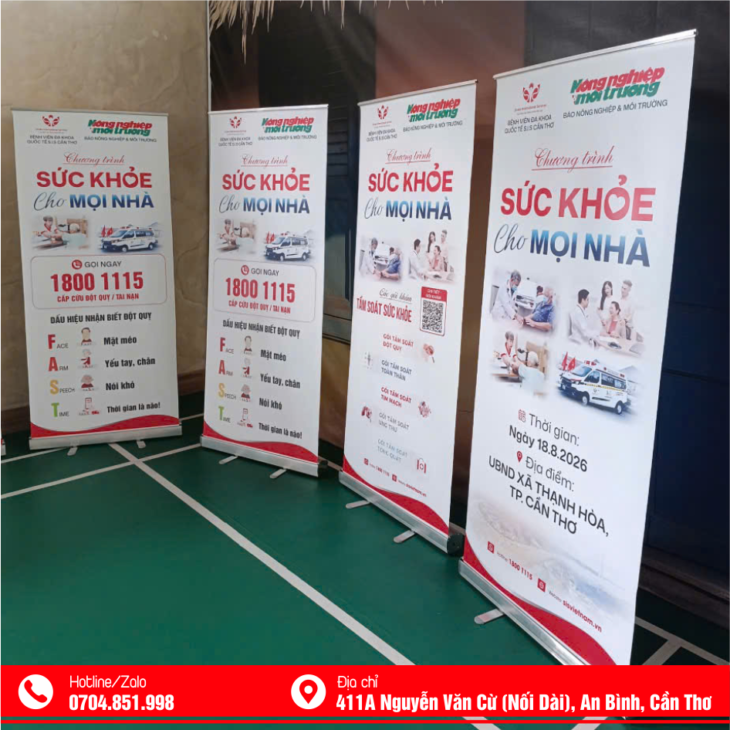 IN ẤN CUNG CẤP STANDEE TẠI CẦN THƠ