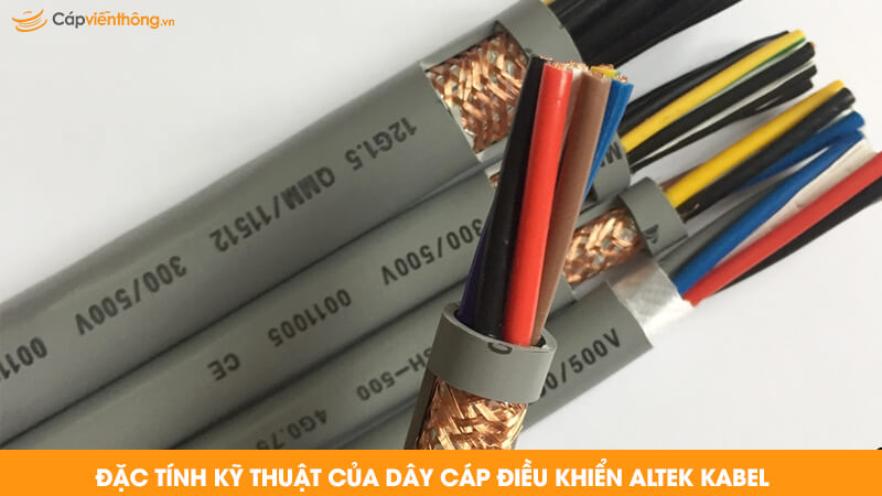 Cáp điều khiển Altek Kabel – Giải pháp truyền tín hiệu cho hệ thống tự động