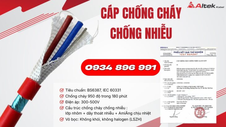 Cáp Tín Hiệu Chống Nhiễu 2×0.75mm² Altek Kabel – Phân Phối Khánh Hòa, Bình Định, Phú Yên