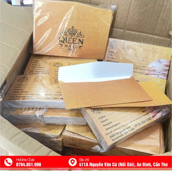 IN VOUCHER DANH THIẾP TẠI CẦN THƠ