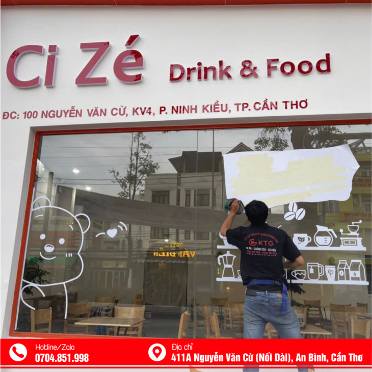 thiết kế in ấn thi công dán decal kính