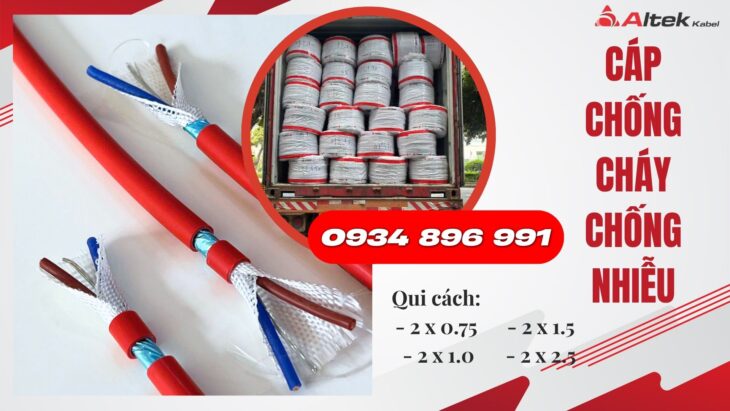 Cáp Tín Hiệu Chống Nhiễu 2×0.75mm² Altek Kabel – Phân Phối Khánh Hòa, Bình Định, Phú Yên