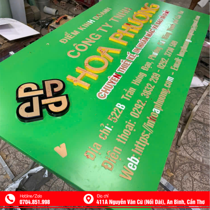 THI CÔNG BẢNG HIỆU CHỮ MICA, ALU, ĐÈN LED
