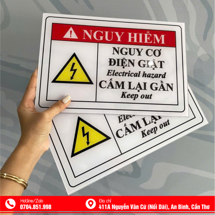 IN BẢNG SỐ NHÀ, ALU MICA