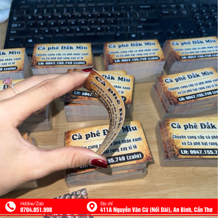 IN VOUCHER DANH THIẾP TẠI CẦN THƠ