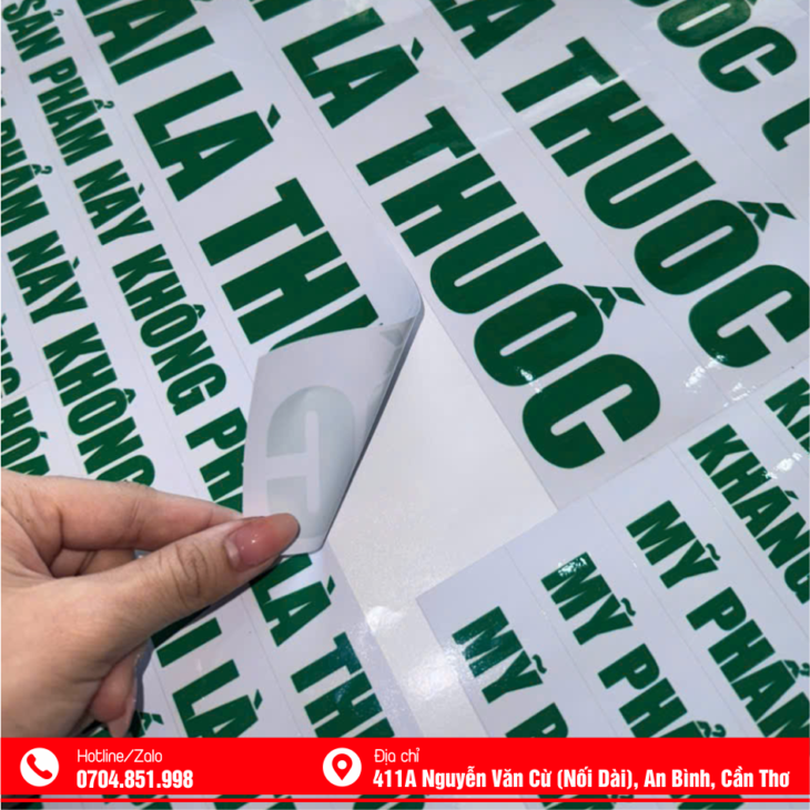 THIẾT KẾ IN ẤN TEM NHÃN TẠI CẦN THƠ