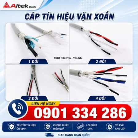 Cáp Tín Hiệu Vặn Xoắn Chống Nhiễu ALTEK KABEL