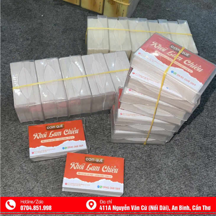 IN VOUCHER DANH THIẾP TẠI CẦN THƠ