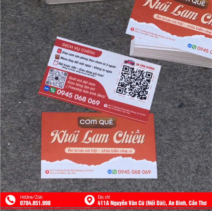 IN VOUCHER DANH THIẾP TẠI CẦN THƠ