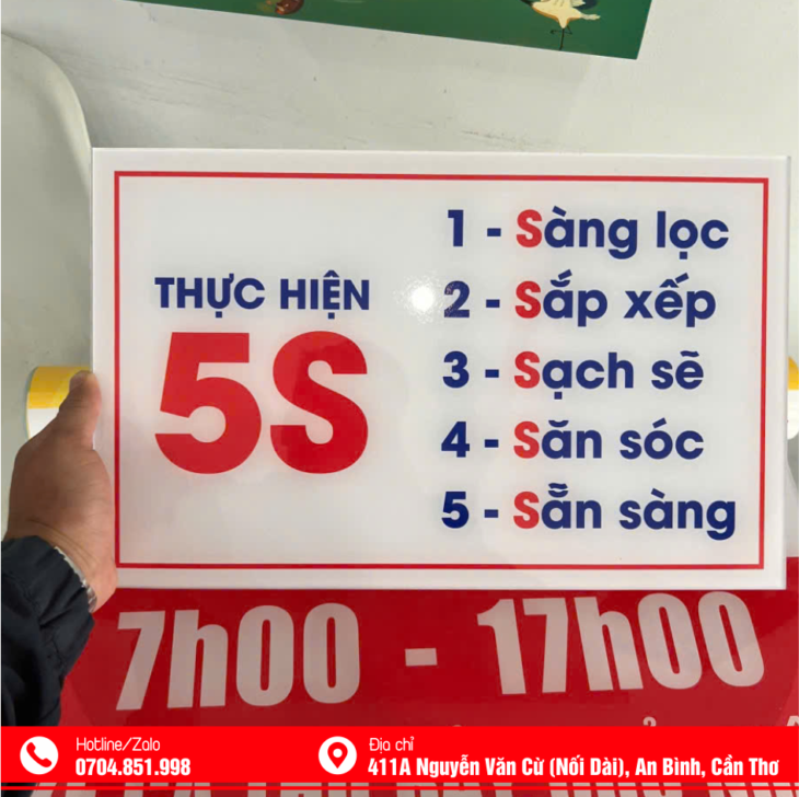 IN BẢNG SỐ NHÀ, ALU MICA