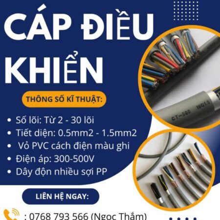 CẦN BÁN Cáp Điều Khiển ALTEK KABEL PVC Màu Ghi – Bền Bỉ, Dễ Thi Công
