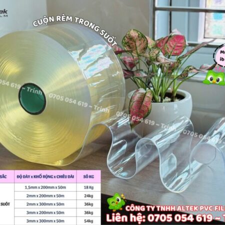 Báo giá rèm nhựa pvc ngăn lạnh tại kho Bình Tân