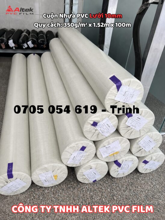 Nhựa pvc lưới 10mm giá tốt, Altek sẵn kho số lượng nhiều