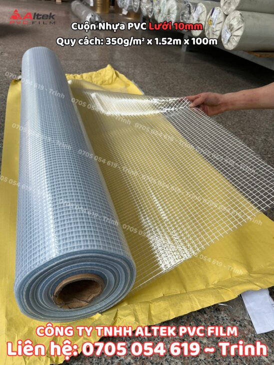 Nhựa pvc lưới 10mm giá tốt, Altek sẵn kho số lượng nhiều