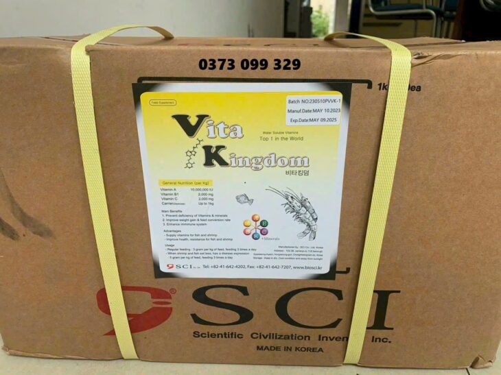 VITA KINGDOM – BỔ SUNG ĐA VITAMIN CHO TÔM, CÁ