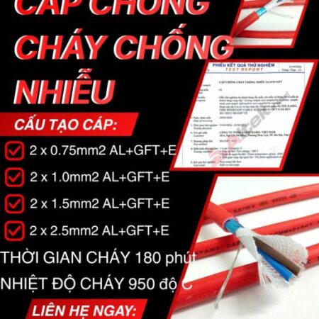 CẦN BÁN Cáp Chống Cháy Chống Nhiễu Altek Kabel 2 x 0.75mm2 CẦN BÁN Cáp Chống Cháy Chống Nhiễu Altek Kabel 2 x 0.75mm2