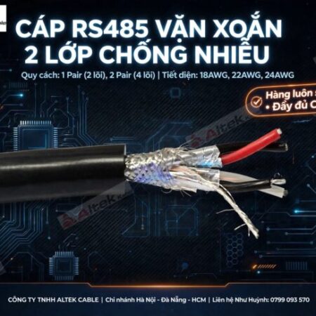 cáp tín hiệu rs485 1p22 awg giá bao nhiêu