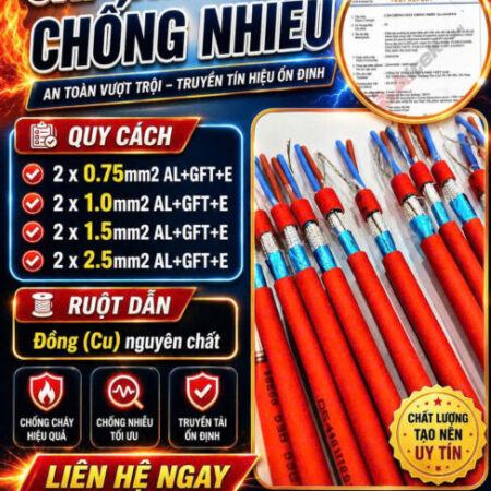 CẦN BÁN Cáp Chống Cháy Chống Nhiễu Altek Kabel 0.75mm2 – 2.5mm2 Hàng Có Sẵn Kho