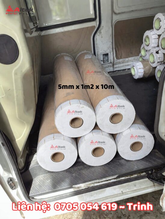 Cuộn nhựa pvc dẻo loại khổ 1m2 – khổ 1m4 hàng sẵn kho