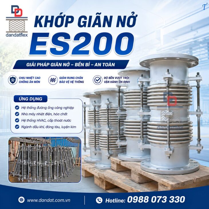 Khớp giãn nở inox pasty/ khớp giãn nở ES-100/ khớp giãn nở ES-200/ khớp nối giãn nở nhiệt/khopnoimem