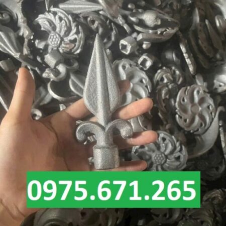 Mũi mác gang cho lan can sắt Mũi mác gang cho lan can sắt