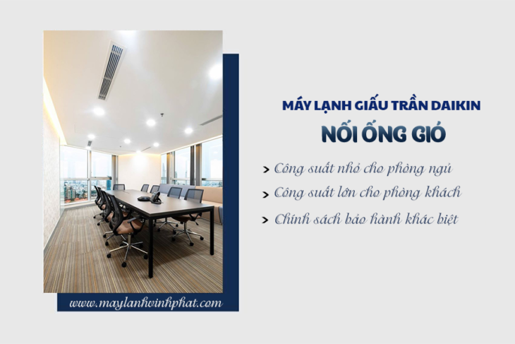 Chọn Điều hòa giấu trần nối gió DAIKIN vì chất lượng nên được ưu tiên dùng