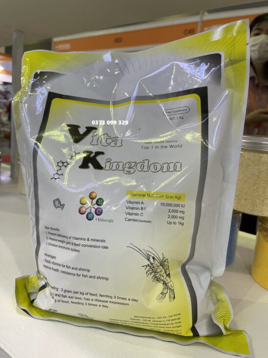 VITA KINGDOM – BỔ SUNG ĐA VITAMIN CHO TÔM, CÁ