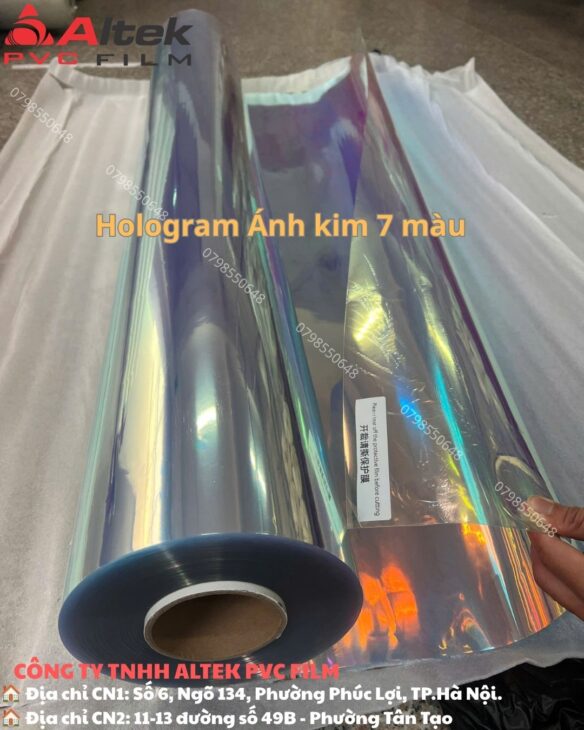 Màng hologram 7 màu, giá tốt tại kho