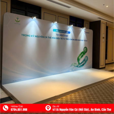 THI CÔNG BOOTH BACKDROP TẠI CẦN THƠ