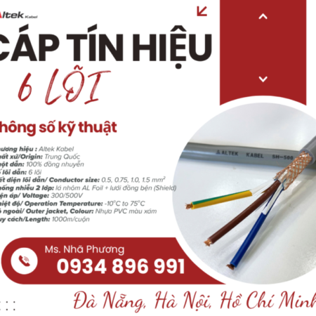 Cáp Điều Khiển 3×1.5 Chống Nhiễu Giá Tốt Tại HCM, Cần Thơ, Bình Dương