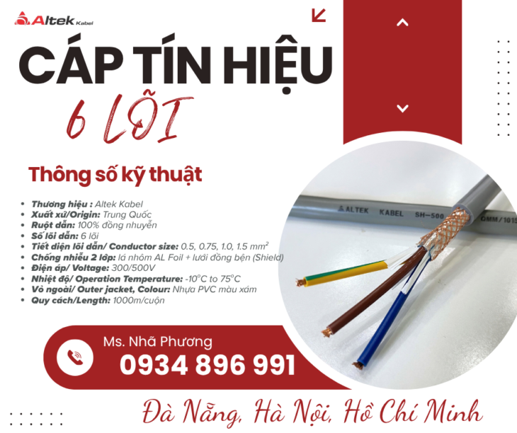 Cáp Điều Khiển 3×1.5 Chống Nhiễu Giá Tốt Tại HCM, Cần Thơ, Bình Dương
