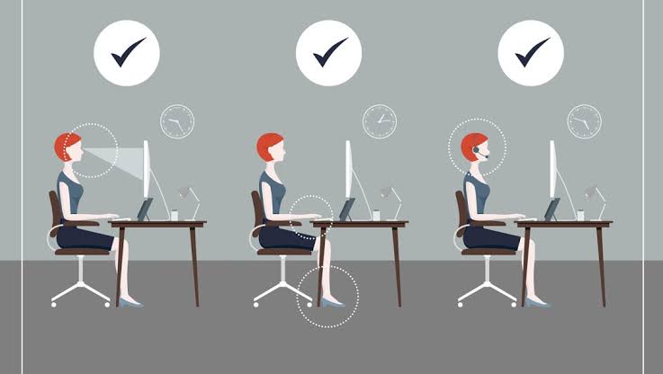 Tư thế ngồi và sinh hoạt có làm vùng cổ cằm kém thanh thoát?