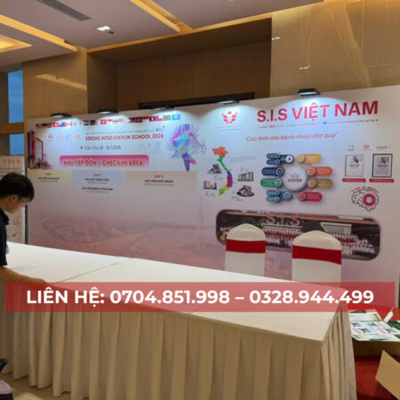 THI CÔNG BACKDROP BOOTH TẠI CẦN THƠ