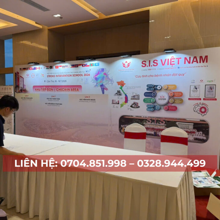 THI CÔNG BACKDROP BOOTH TẠI CẦN THƠ