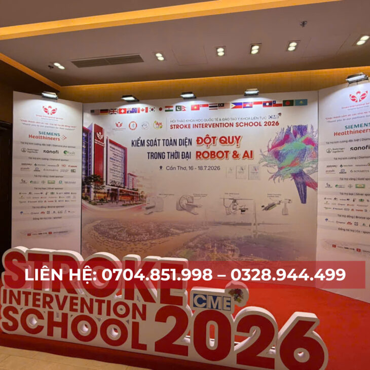 THI CÔNG BACKDROP BOOTH TẠI CẦN THƠ