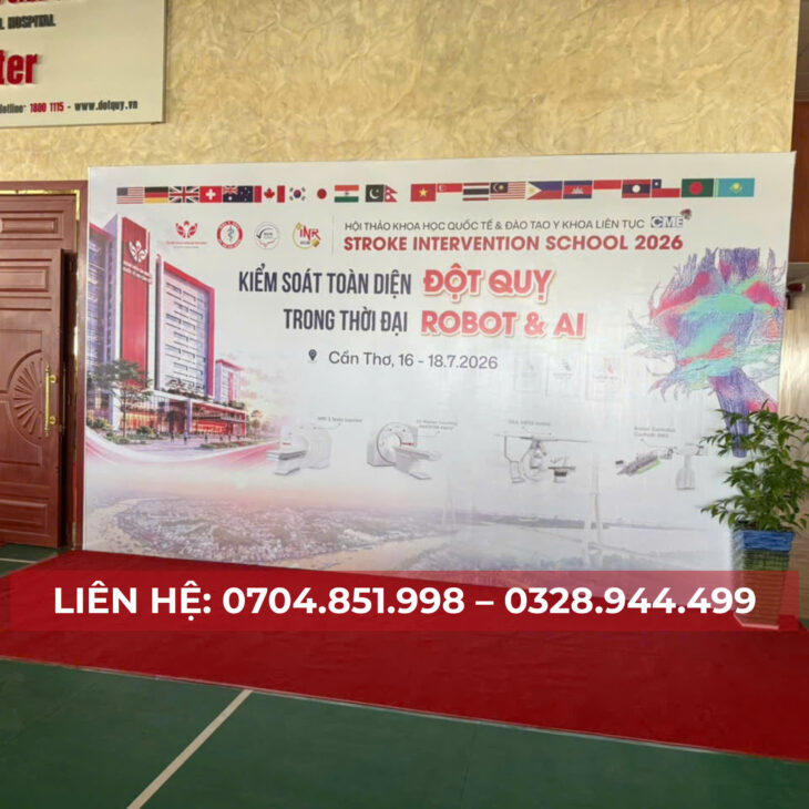 THI CÔNG BACKDROP BOOTH TẠI CẦN THƠ