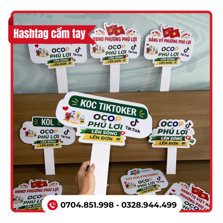 IN HASHTAG TẠI CẦN THƠ