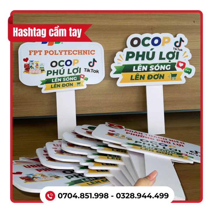 IN HASHTAG TẠI CẦN THƠ