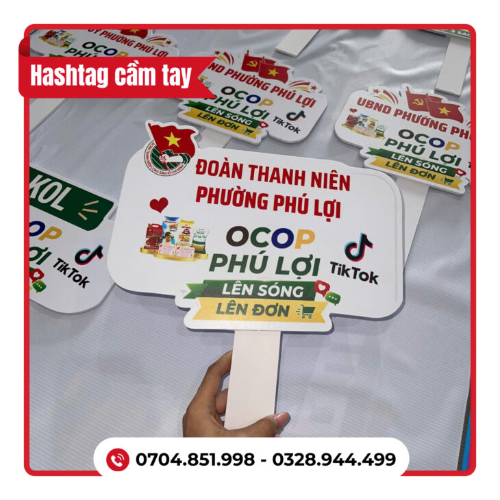 IN HASHTAG TẠI CẦN THƠ