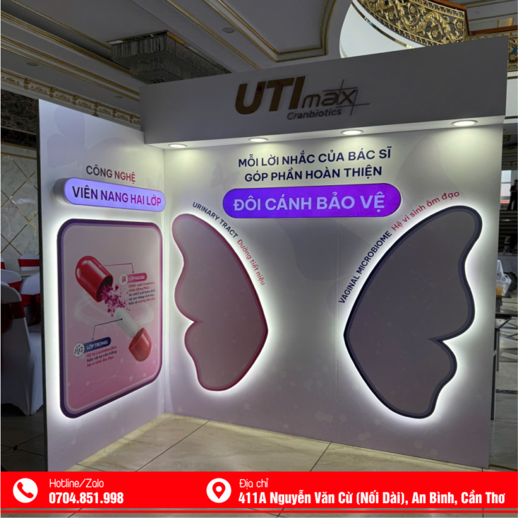 THI CÔNG BOOTH BACKDROP TẠI CẦN THƠ