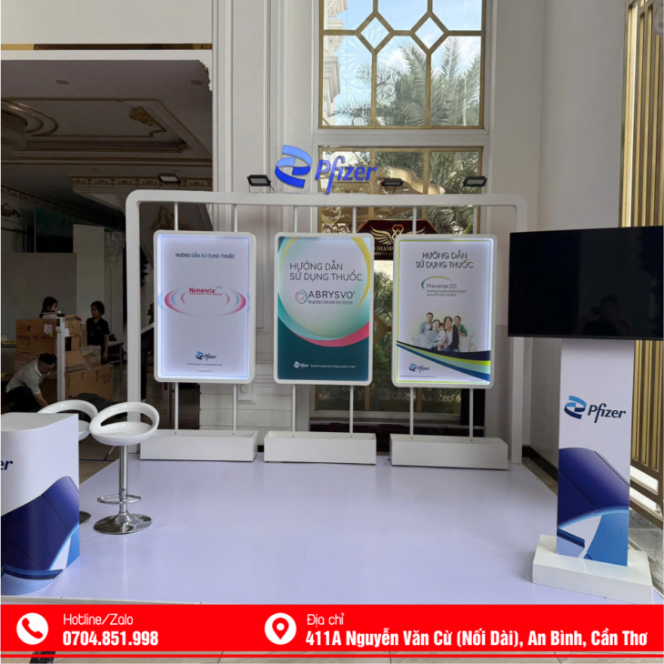 THI CÔNG BOOTH BACKDROP TẠI CẦN THƠ